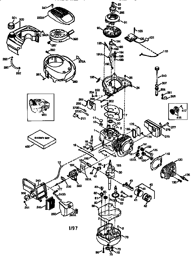 Craftsman 917379340 engine (71/143) 143.976610 diagram
