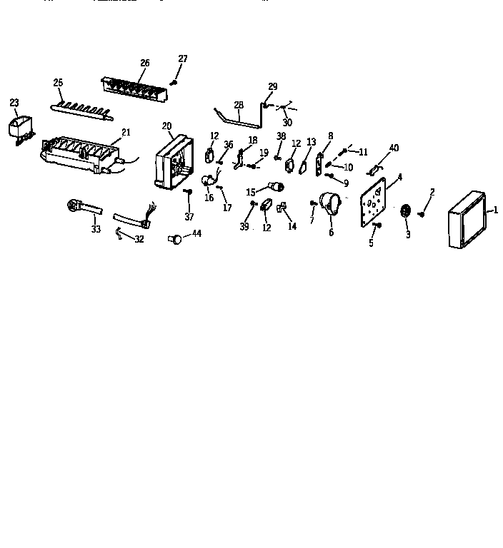 GE TFK27PFXCAA icemaker wr30x0303 diagram