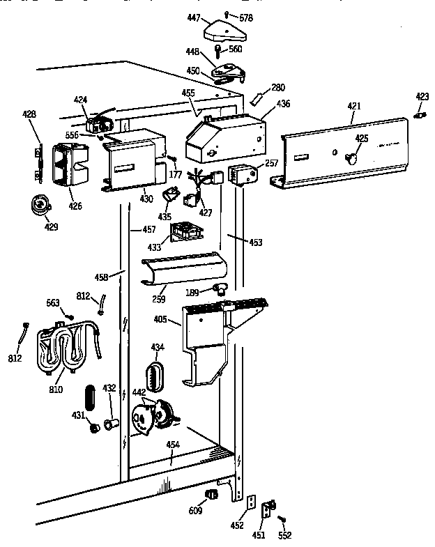 GE TFT22PRXCAA fresh food section diagram