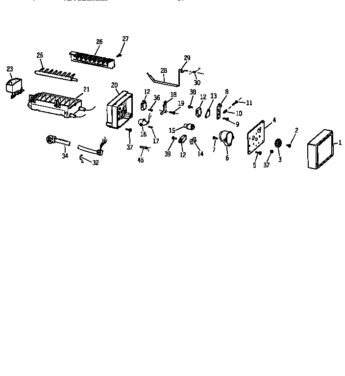 GE ZISB36DXA icemaker wr30x0304 diagram