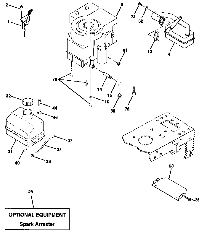 Craftsman 917258030 engine diagram