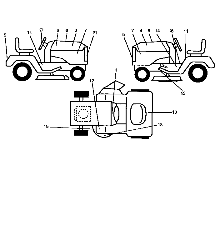 Craftsman 917258070 decals diagram