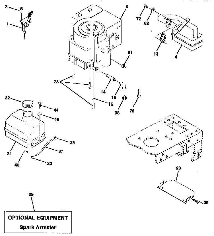 Craftsman 917258070 engine diagram