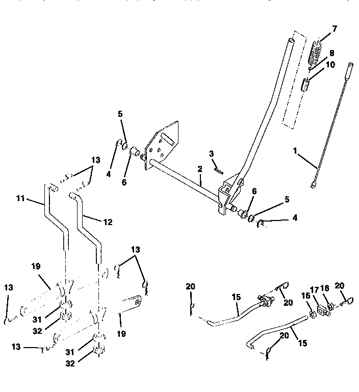 Craftsman 917258070 lift diagram