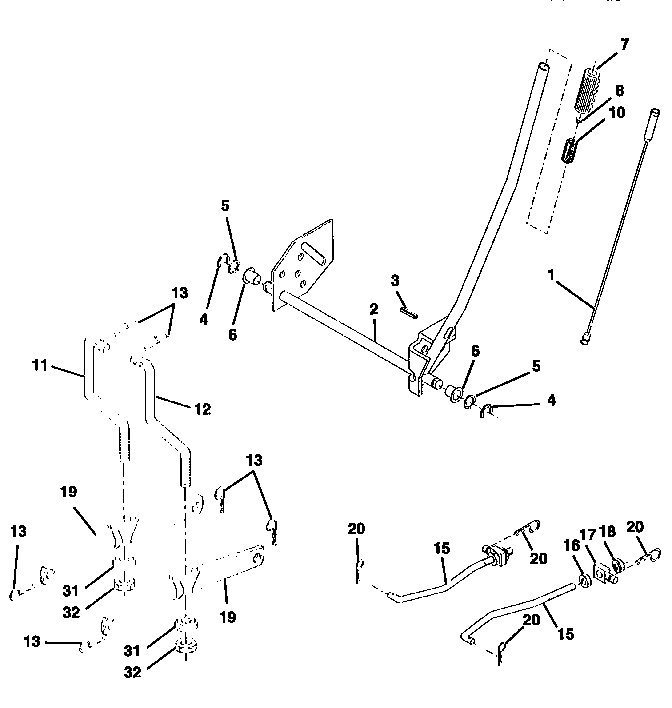 Craftsman 917258110 lift diagram