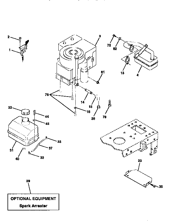 Craftsman 917258050 engine diagram