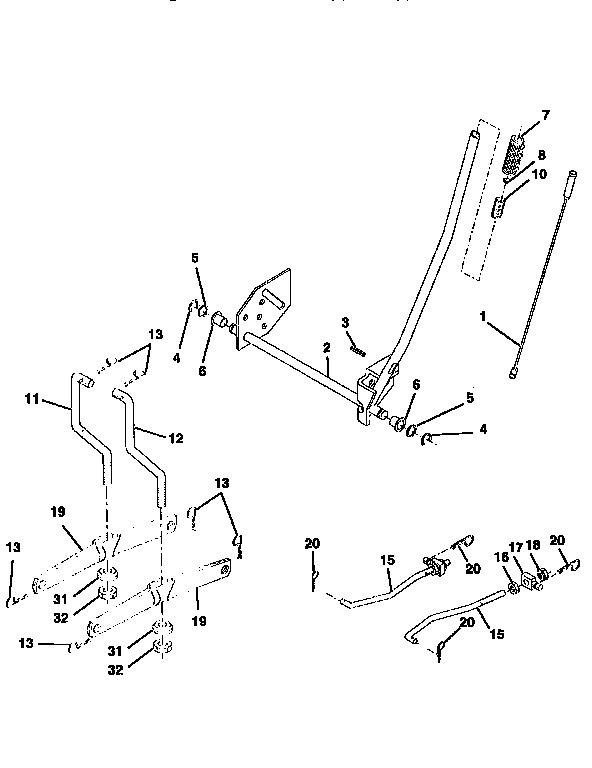 Craftsman 917258050 lift diagram