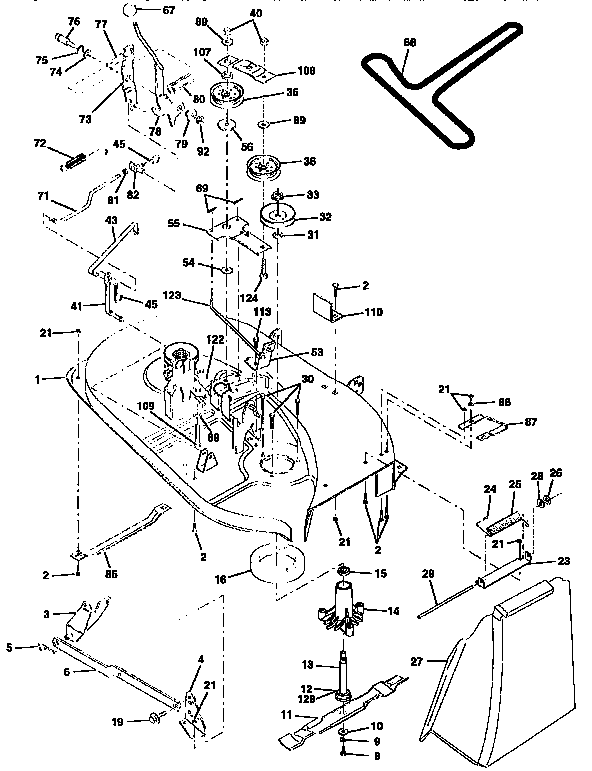 Craftsman 917258050 mower diagram
