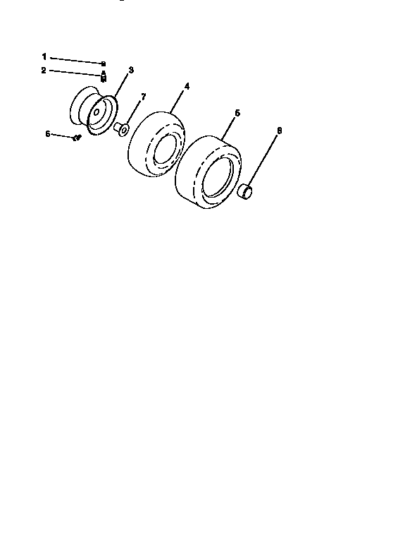 Craftsman 917259000 wheels and tires diagram