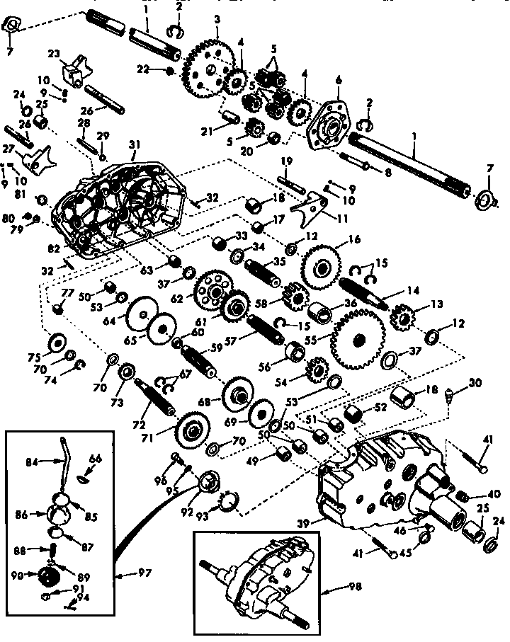 Craftsman 917258960 transaxle diagram