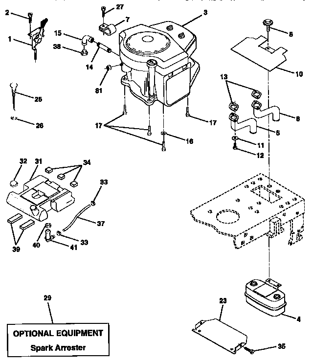 Craftsman 917258270 engine diagram