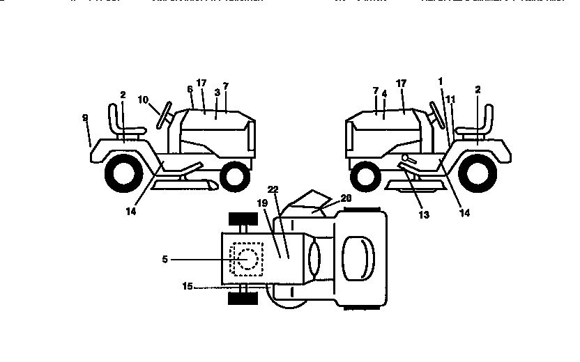 Craftsman 917258270 decals diagram