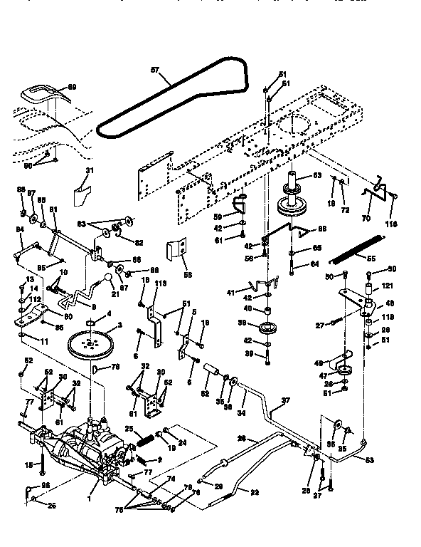 Craftsman 917258260 drive diagram
