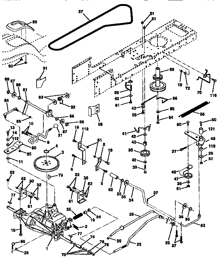 Craftsman 917258160 drive diagram