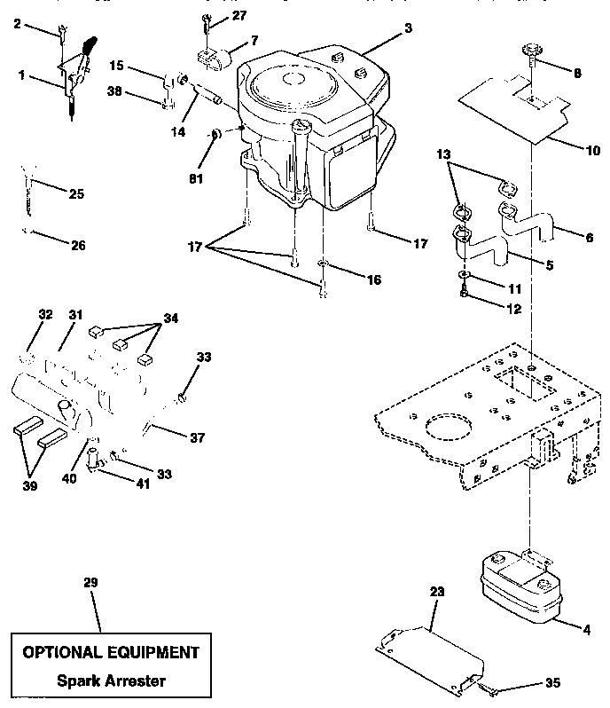 Craftsman 917258160 engine diagram