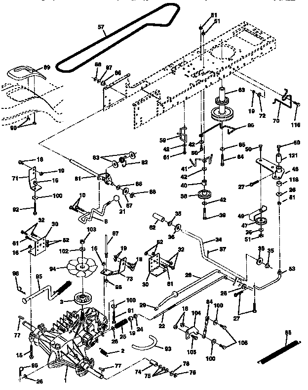 Craftsman 917258170 drive diagram