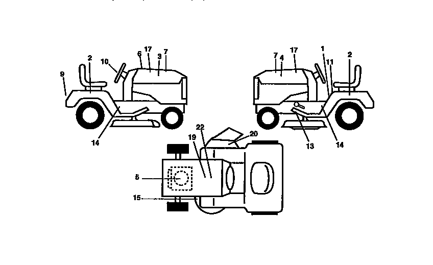 Craftsman 917258170 decals diagram