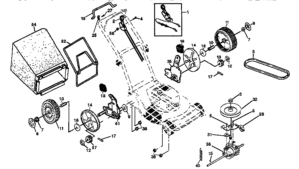 Craftsman 917379340 drive assembly diagram