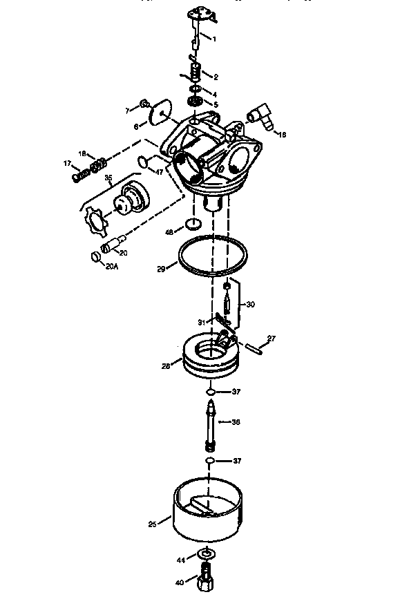 Craftsman 91737742A carburetor 640069 diagram