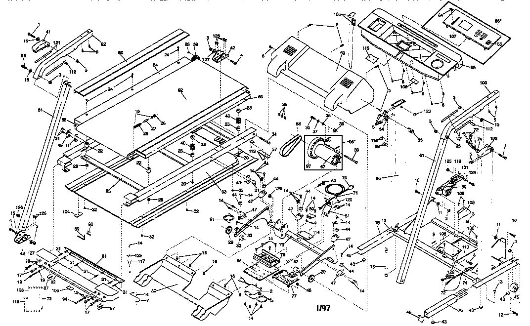 Proform DRTL42060 unit parts diagram