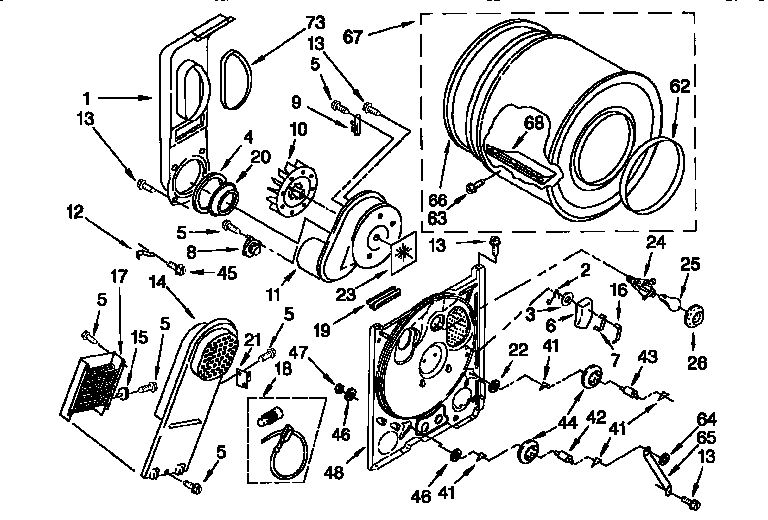 Kenmore 11066854691 bulkhead diagram