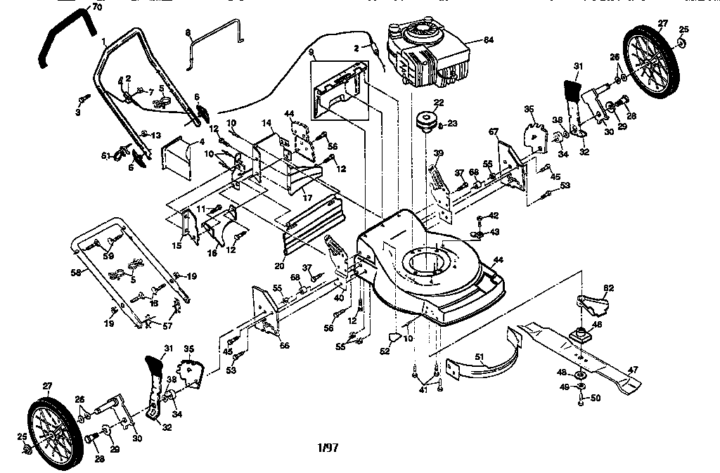 Craftsman 917379360 main frame diagram