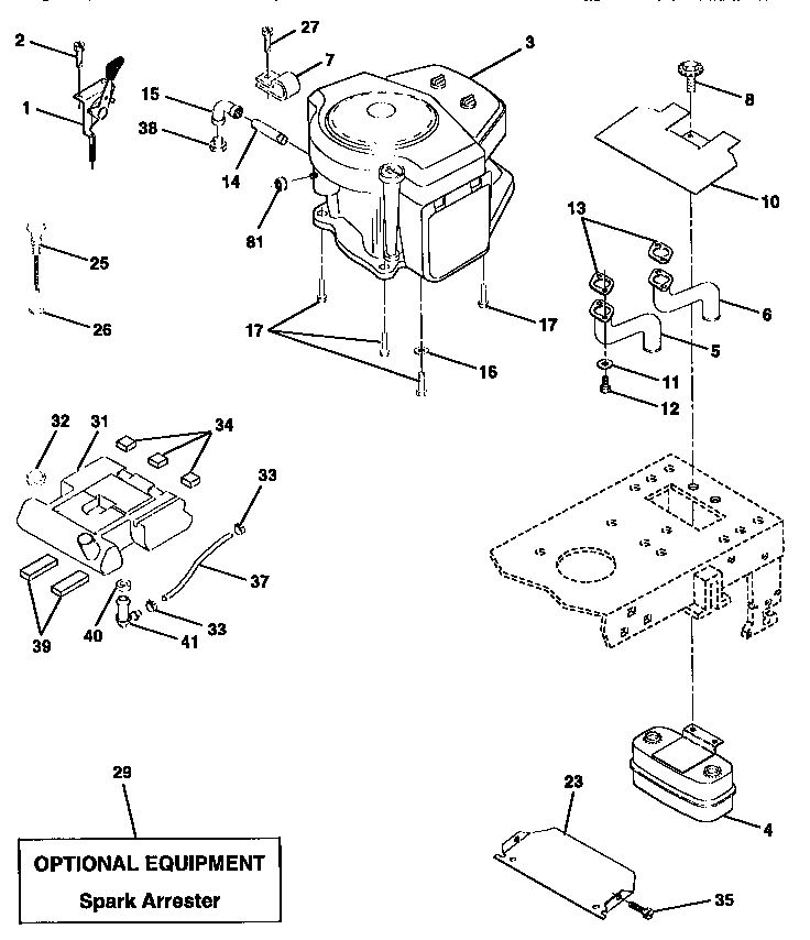 Craftsman 917258670 engine diagram