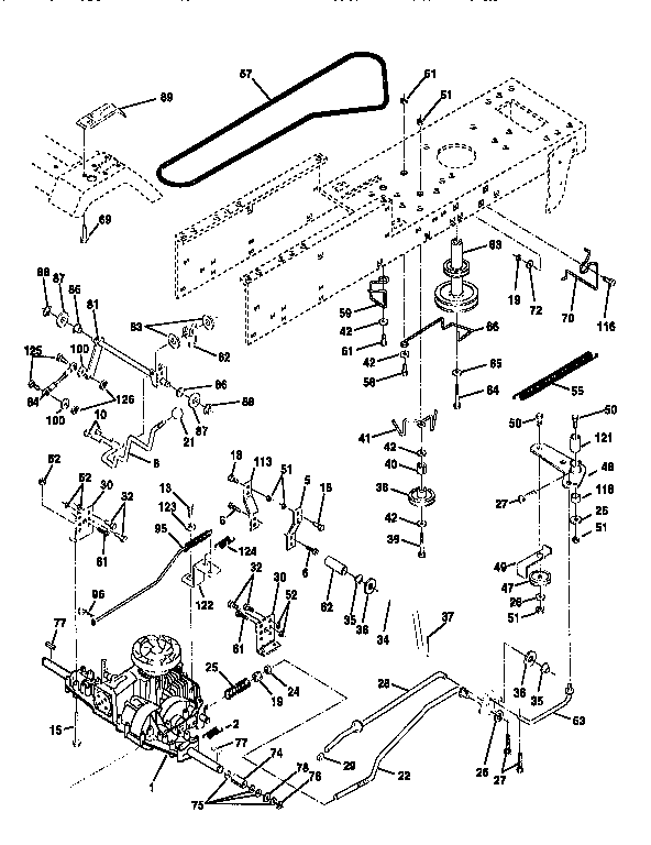 Craftsman 917258080 drive diagram