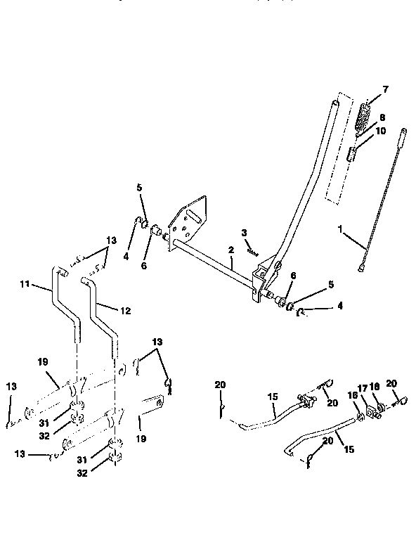 Craftsman 917258080 lift diagram
