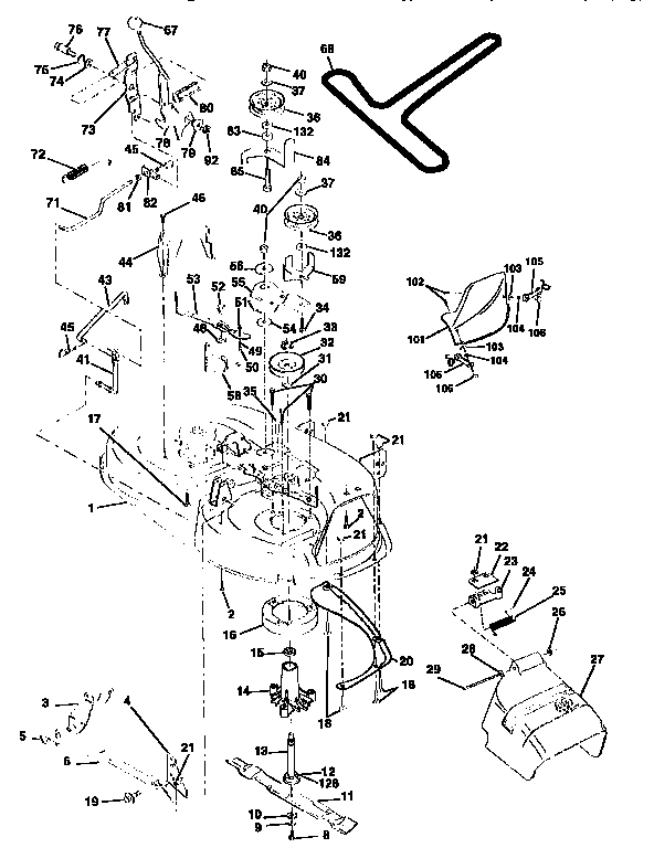 Craftsman 917258080 mower diagram