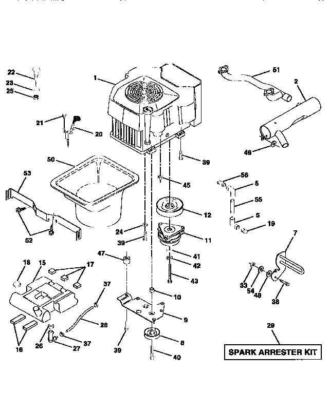 Craftsman 917258900 engine diagram