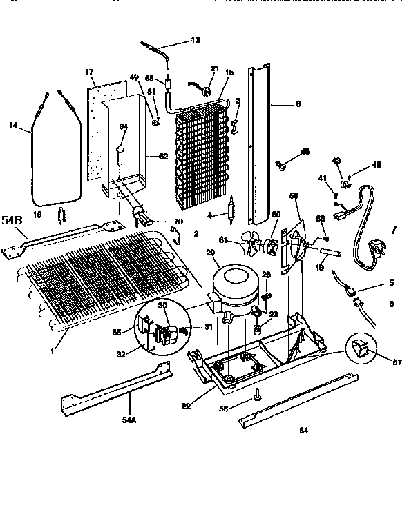 Frigidaire FRS24WSCB5 system diagram