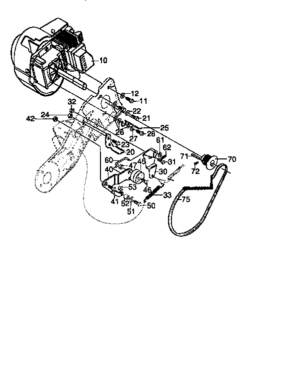 Craftsman 536886750 engine assembly diagram