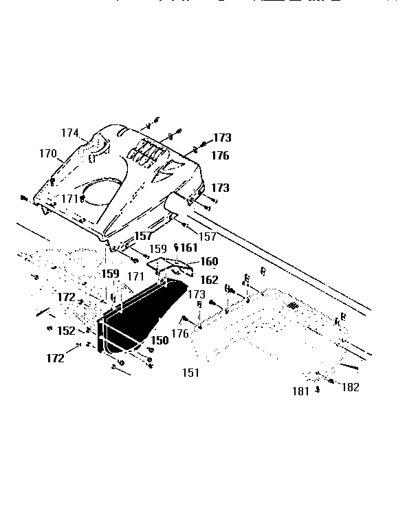 Craftsman 536886750 belt cover components asm diagram