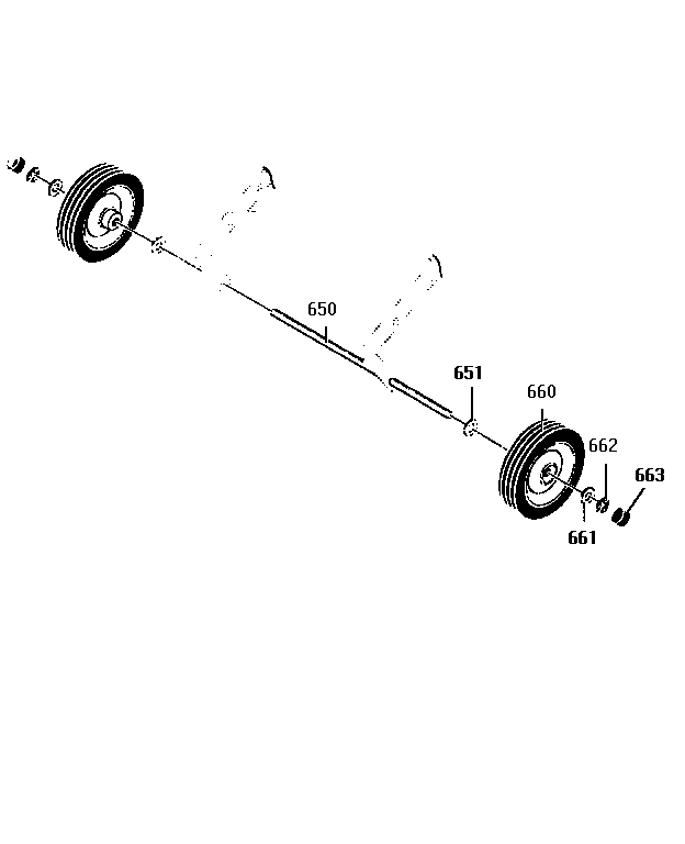 Craftsman 536886750 wheels assembly diagram