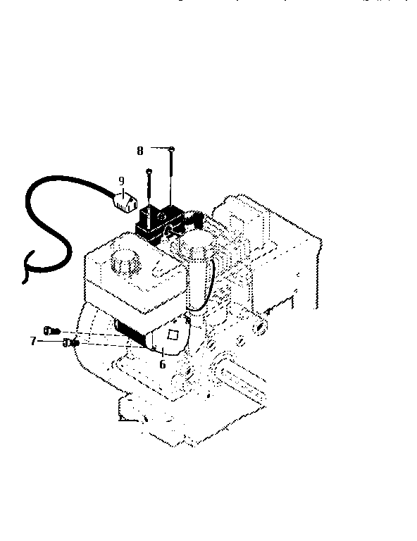 Dynamark G2814000 electric start assembly diagram