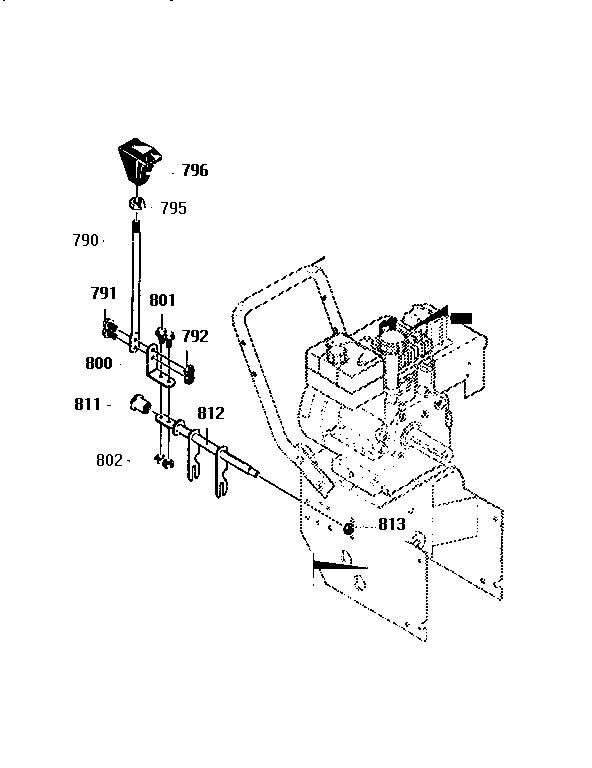 Dynamark G2814000 shift yoke assembly diagram