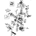 Craftsman 917387820 engine (143.974020) 71/143 diagram