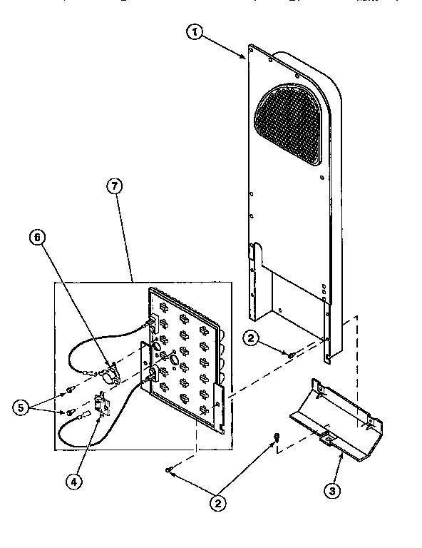 Amana LE8267W2/PLE8267W2 heater box asm/electric dryer diagram