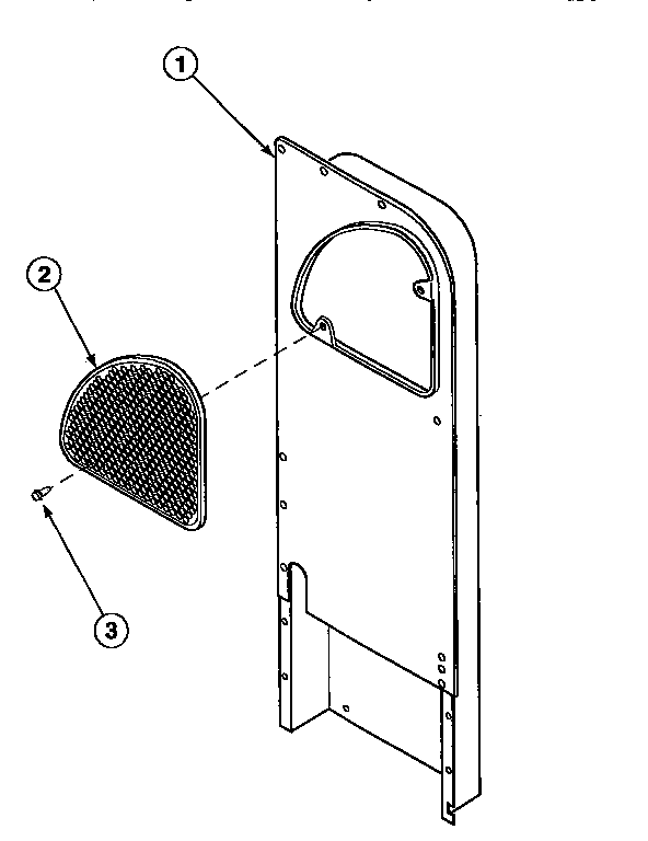 Amana LE8267W2/PLE8267W2 heater box asm replacement diagram