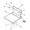 Amana LE8567L2-PLE8567L2 control hood rear panel diagram