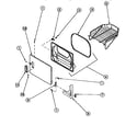 Amana LE8567L2-PLE8567L2 loading door w/drying  rack diagram