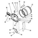 Amana LE8567L2-PLE8567L2 front bulkhead/cylinder diagram