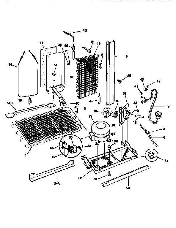 Frigidaire FRS26ZGEB3 system diagram