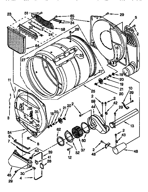Kenmore 11076954691 bulkhead diagram