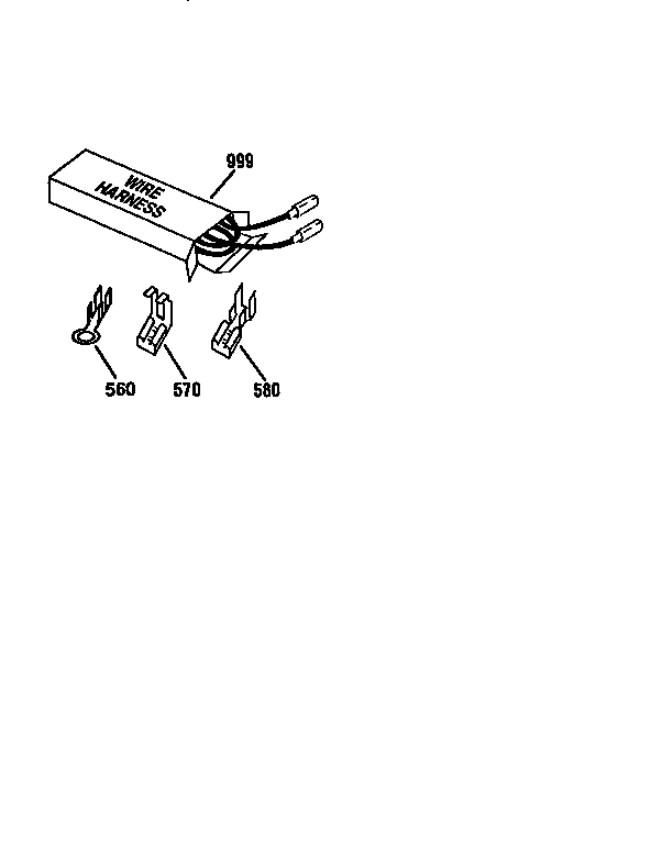 Kenmore 91195869790 wire harness and components diagram