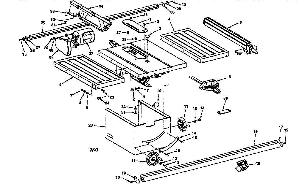 Craftsman 113299315 figure 1 diagram