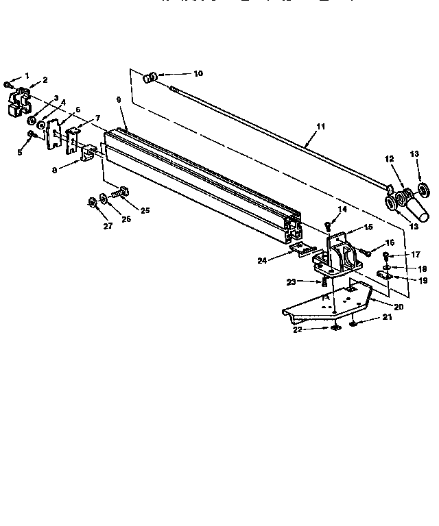 Craftsman 113299315 fence assembly diagram