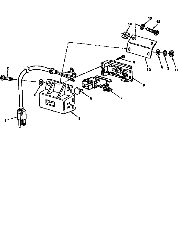 Craftsman 113299315 on-off power outlet diagram