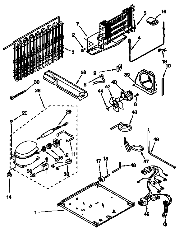 Whirlpool ET20NKXFW00 unit diagram